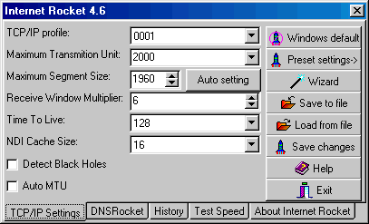 Internet Rocket Adware Screenshot